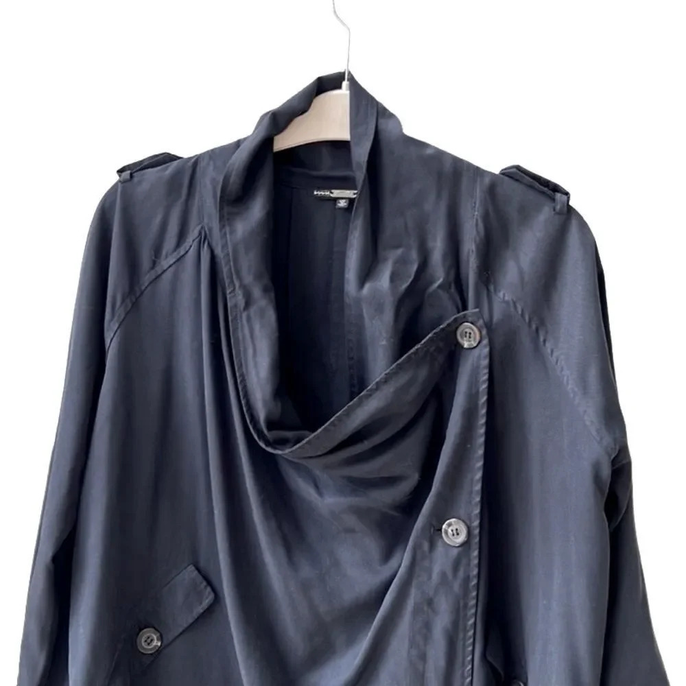 EUC Miss Me Medium Dusty Black jacket RARE - Picture 5 of 10